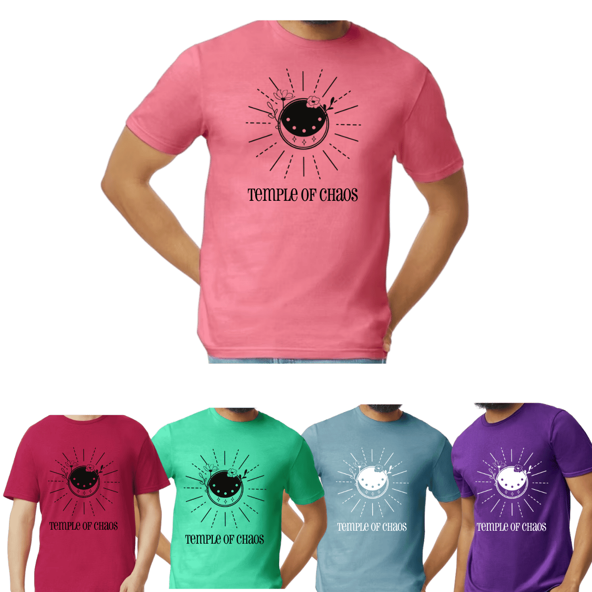 Illuminated Moon Short Sleeve Shirt