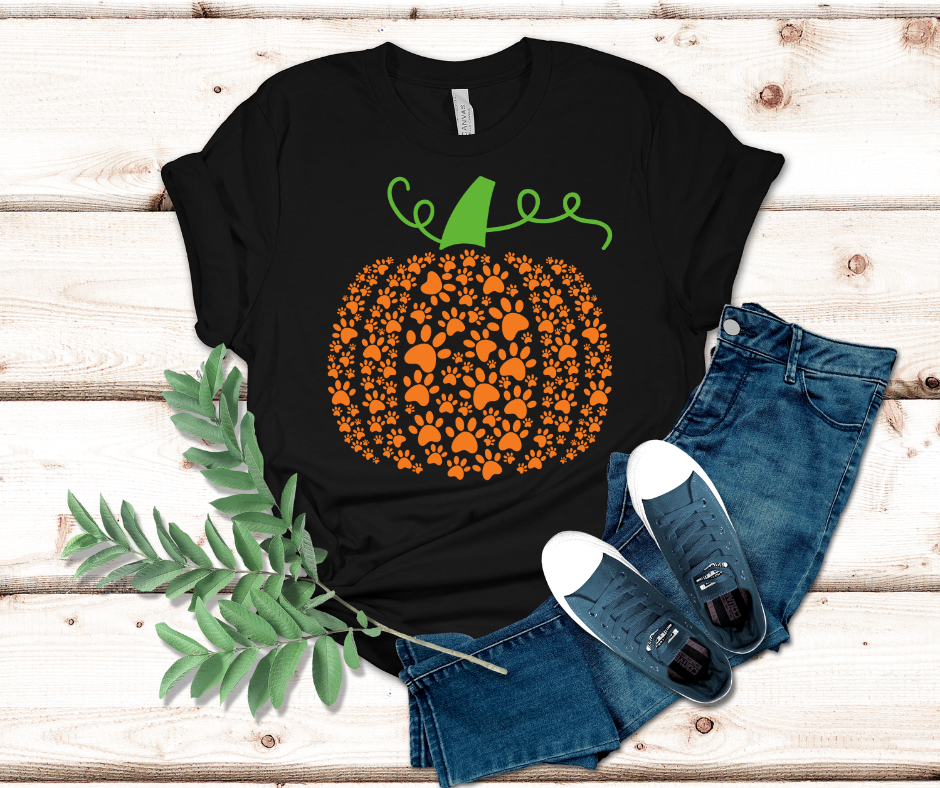 Paw Pumpkin Tshirt
